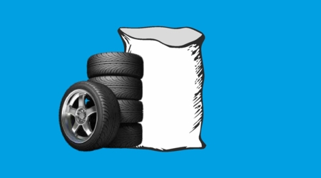 Polyethylene bags for tires /HDPE/